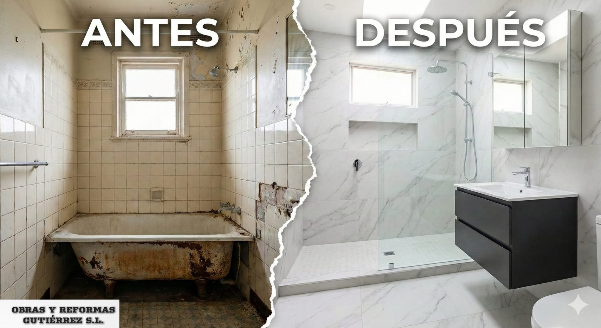 Reforma integral de baño moderno